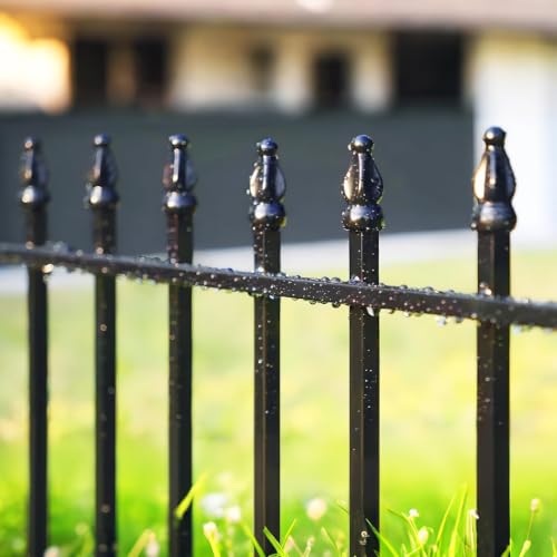 18"H x 22"W Decorative Metal Garden Border Fence (13.76 Sq Ft)