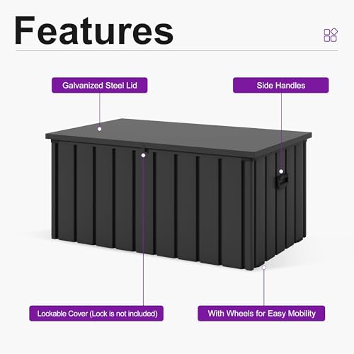 Outdoor Deck Box 150 Gallon