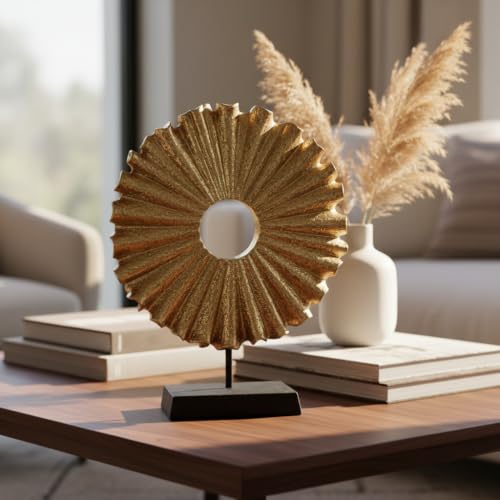 Modern Abstract Round Decorative Sculpture