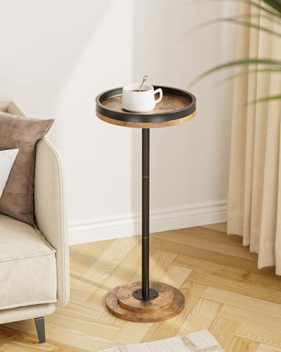 Drink Table Round Side Table for Small Spaces