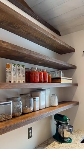 72 inch Wooden Floating Shelves for Wall