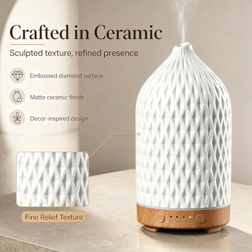 200ML Ceramic Essential Oil Diffuser for Home