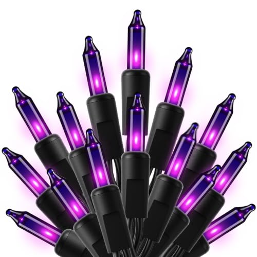Purple Halloween Mini Lights