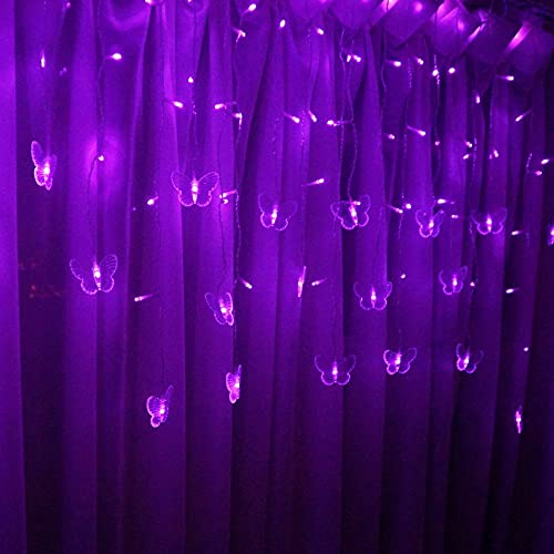 Butterfly Curtain Fairy Lights USB Plug in