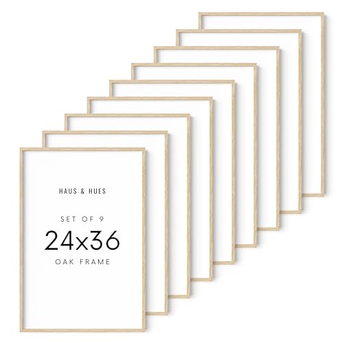 Beige Oak Wood 24x36 Picture Frames