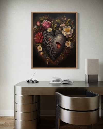 Gothic Heart Poster Art Print