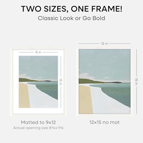 12x15 White Oak Picture Frame
