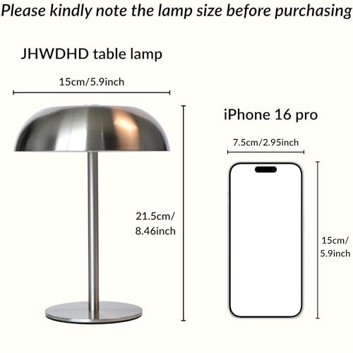 Cordless LED Mushroom Table Lamp