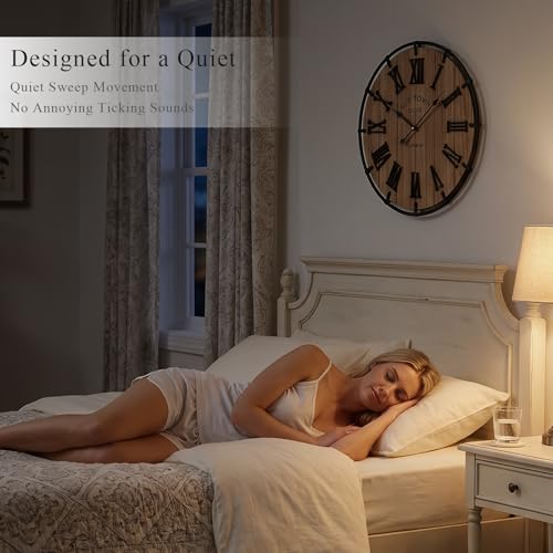 Inch Modern Farmhouse Wall Clock