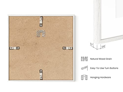 White Square Frames Set of 3 (3 Picture Frames)