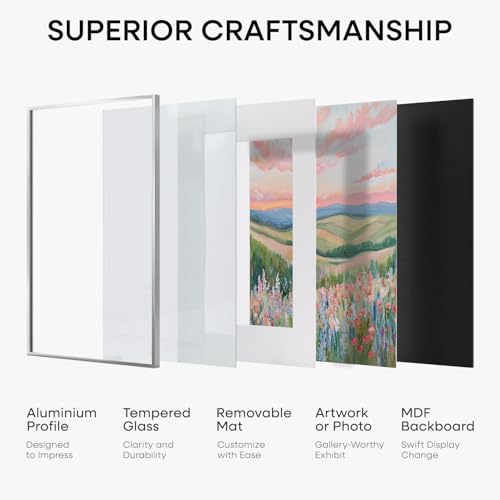 14x22 Silver Picture Frame (2 Count)