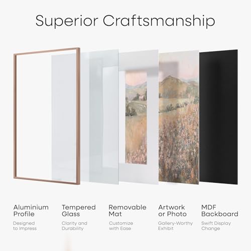 8x8 Mocha Picture Frame