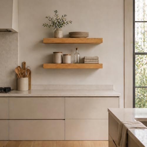 Floating Shelves 3 inch Thick for Wall Set of 2