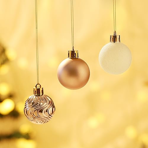 50pcs Shatterproof Christmas Ball Tree Ornaments (50 Count)