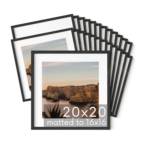Black Oak Wood 20x20 Picture Frames (25 Count)