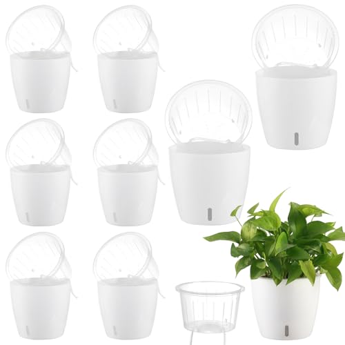 Self Watering Pots for Indoor Plants (8 Count)
