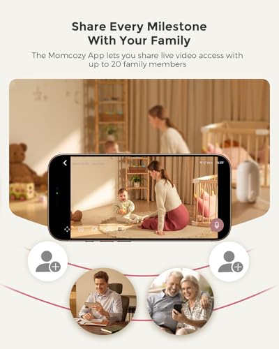 Smart WiFi Baby Monitor with Camera and Audio