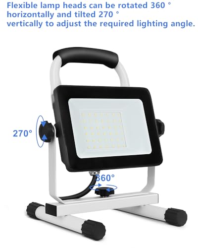 4000 Lumen LED Work Light with Stand