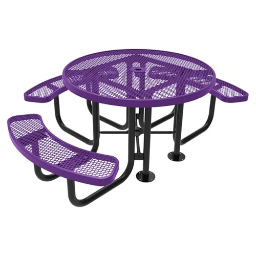 46In Round Picnic Table