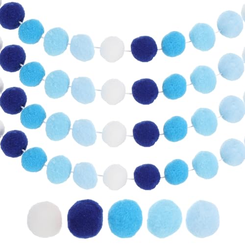 26Ft Pom Pom Garland Decorations