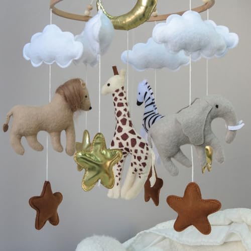 Jungle Crib Mobile for Boys & Girls