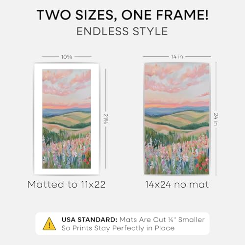 14x24 Silver Picture Frame