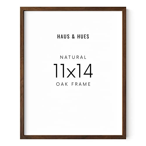 Walnut Oak 11x14 Wood Picture Frame