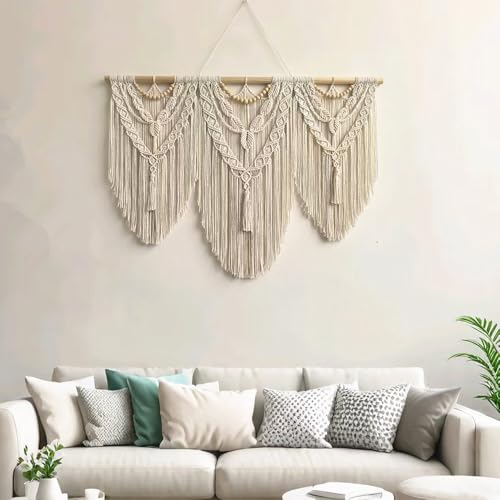 large macrame wall hanging
