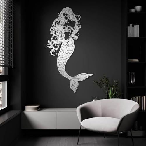 Mermaid Metal Wall Art