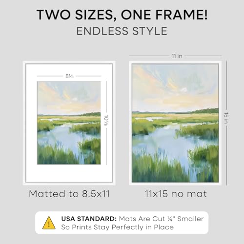 11x15 White Picture Frame