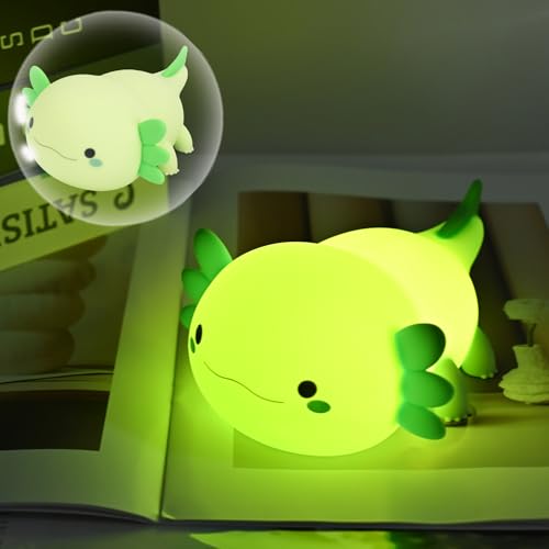 Axolotl Squishy Silicone Night Light