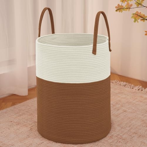 100L Cotton Rope Laundry Basket Hamper