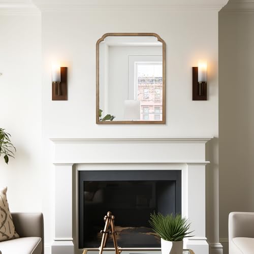 Wood Bathroom Mirrors for Wall Mounted
