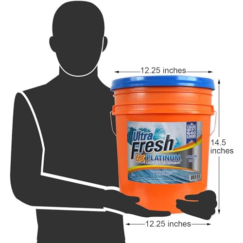 6X Platinum 5 Gallon Liquid Laundry Detergent (640 Fl Oz)