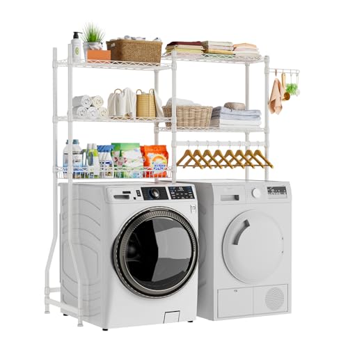 Laundry Organizer Shelves Over the Washer and Dryer Storage Shelf