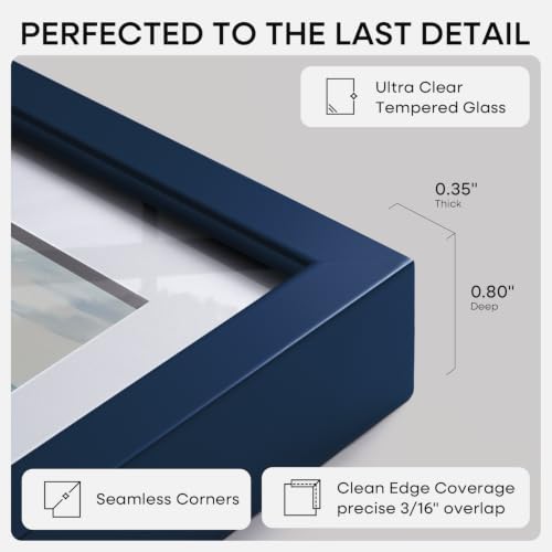 17x24 Blue Picture Frame
