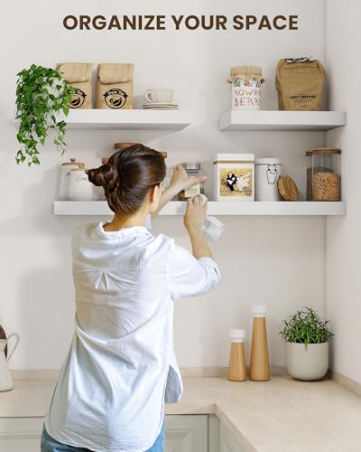 30" Floating Shelves for Wall (2 Count)