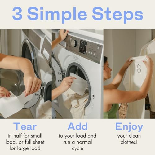 Skipper 50% LARGER Laundry Detergent Sheets Starter Kit (120 Count)