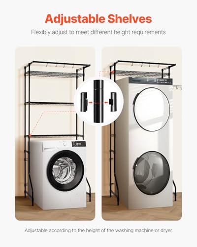Over The Washer and Dryer Storage Shelf