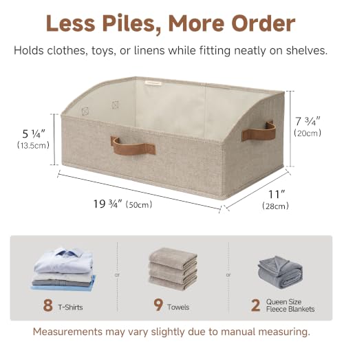 Closet Storage Bins Trapezoid (3 Count)