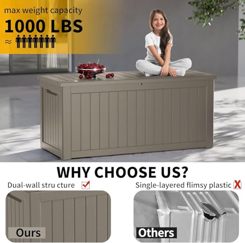 270 Gallon Resin Deck Box