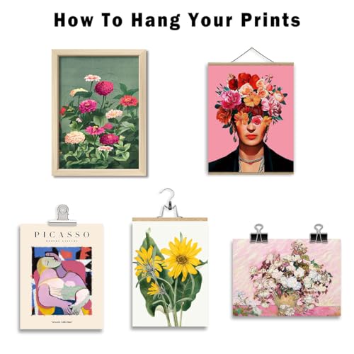 16 PCS Eclectic Wall Art Decor (16 Count)