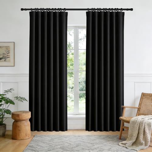Room Divider Blackout Curtain Track Curtains Wall Dividers Panels Screen for Living Rooms Bedroom Office Privacy Partition Separation