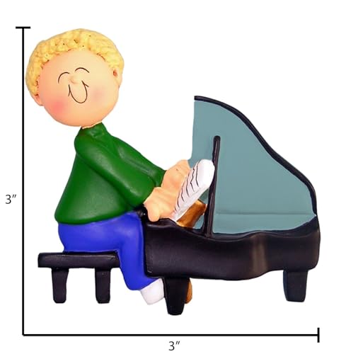 Personalized Grand Piano Ornaments for Christmas Tree 2026