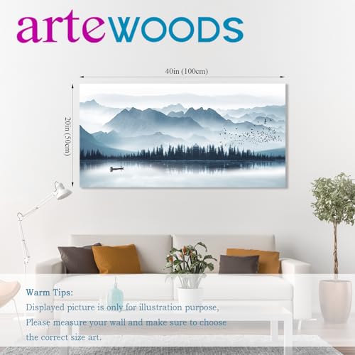 Indigo Canvas Wall Art