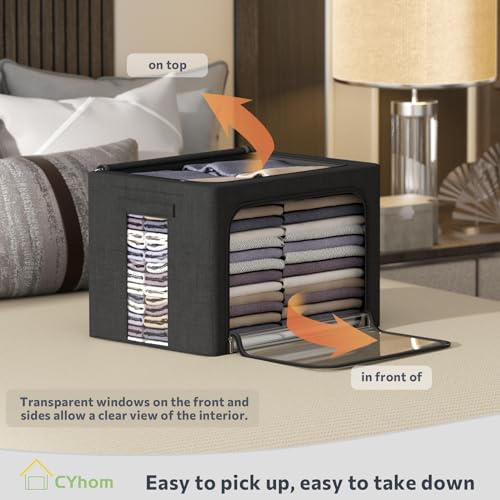 Extra Large Clothes Storage Bins Box (2 Count)
