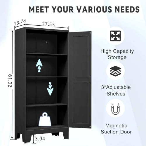 61.02" Kitchen Pantry Cabinet