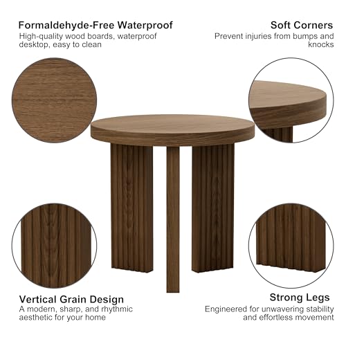 17.52" Small Round Side Table