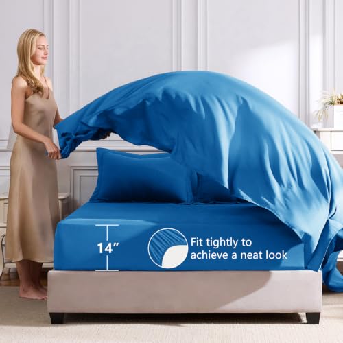 Full Comforter Set 82"x86" Royal Blue