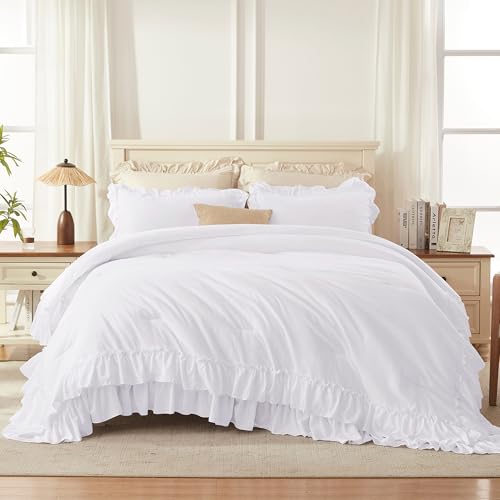 Ruffle Oversized Queen Comforter Set